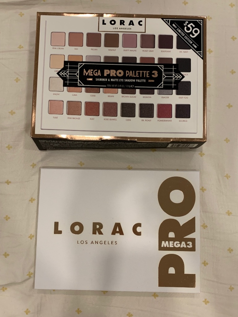 NEW Lorac Mega Pro 3 eyeshadow palette
